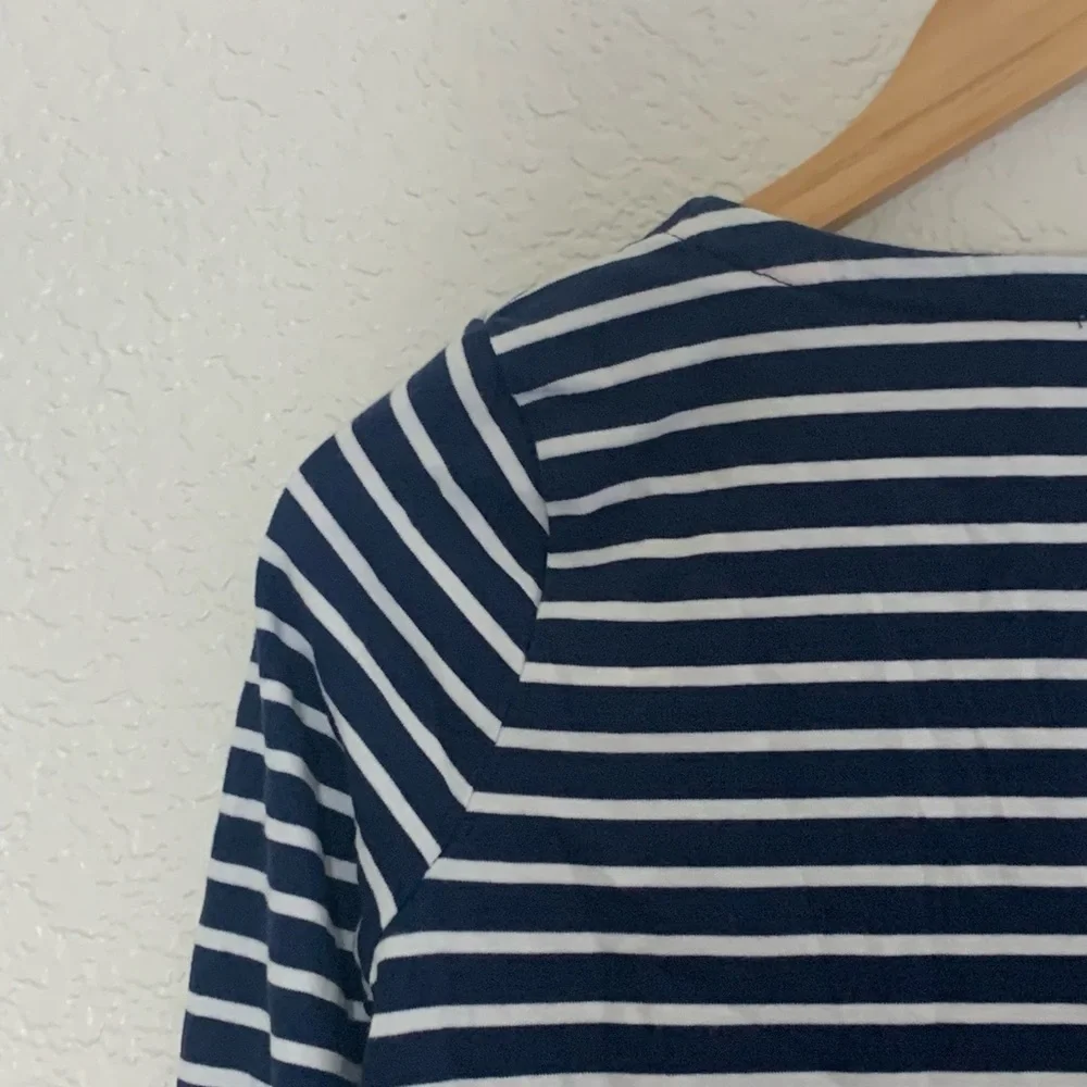 Boden | Striped 3/4 sleeves crewneck knit tee size 13/14